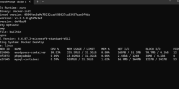 docker stats