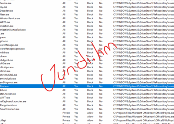 Cara Blokir Semua File EXE dari akses internet