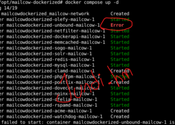 Cara Mengatasi Mailcow Error dependency unbound-mailcow failed to start