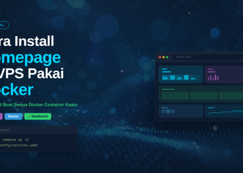 Cara install homepage vps docker