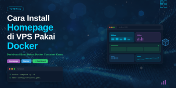 Cara install homepage vps docker