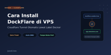 Cara Install DockFlare di VPS: Otomatis Kelola Cloudflare Tunnel Lewat Label Docker