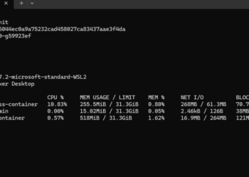 docker stats